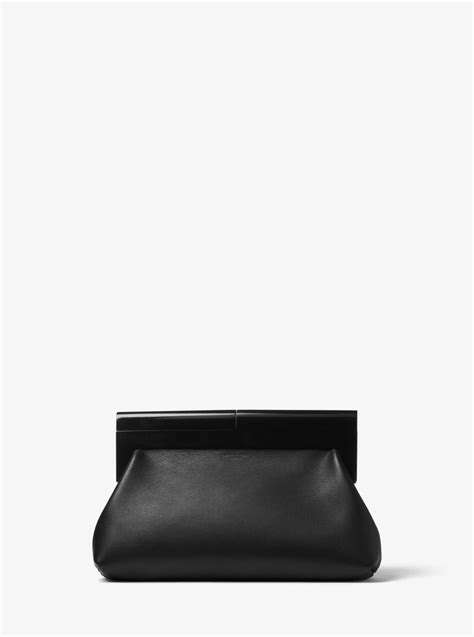 stanwyck french calf clutch